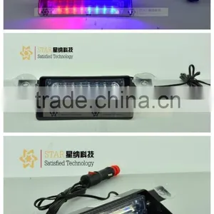 Factory Price Auto Interior Warning Strobe Light Led Bule Visor Light for Car(XN-S6-3) thumbnail-1