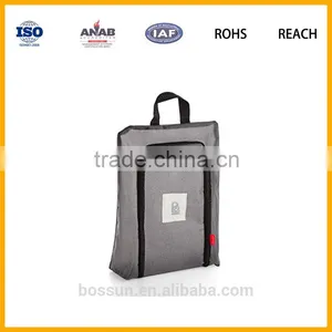Manufacturing Portable Waterproof Nylon Bag Organizer Travel Shoe Bags With Zipper Closure thumbnail-6