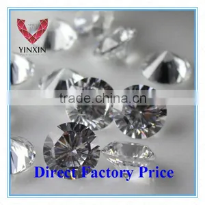7.0mm White Color Round Shape Cubic Zirconia Fashion in Stock Factory thumbnail-2