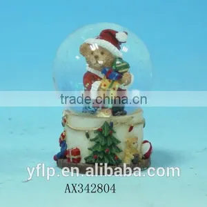 Polyresin Teddy Beer Snow Globe, Christmas Style's Gift thumbnail-4