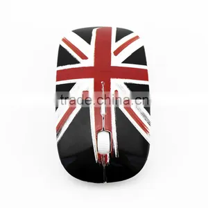 England OEM Flag 2.4g Utra Thin Mouse Computer Training Mice,mouse Wireless thumbnail-1