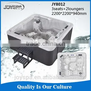 2016 Hot Sale Balboa Acrylic Massage 5 People Whirlpool Outdoor Spa Hottub With 2 Lying thumbnail-3
