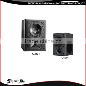 Classical Vintage Three Sides Voice Speakers 1 *1 Horn Tweeters Professional Portable Surround Speaker Box Sound System thumbnail-1