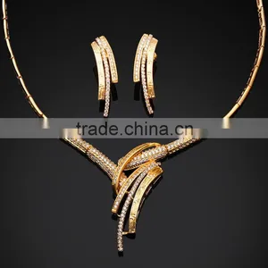 Dubai Gold Plated Jewelry Set / Wedding Jewellery Designs thumbnail-1