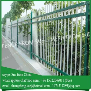 Steel Wall Picket Fence Design From China Fence Factory thumbnail-1
