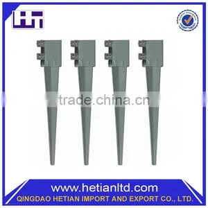 Steel Fence Post Holder 750 mm Spike Support Rust Resistant 75 mm Metal Post thumbnail-2