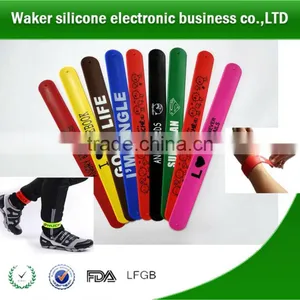 2017 Kids Toys Mixed Color Reflective Magic Ruler Slap Band Bracelets thumbnail-1