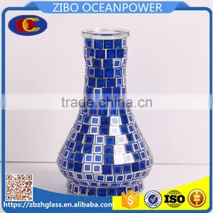 Arbia Mosaic Cover Glass Shisha Base thumbnail-1