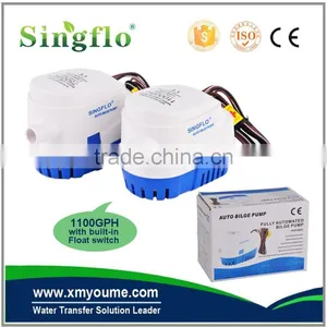 Singflo Automatic Bilge Pump 12v DC Blue and White 750 Gallon Per Hour thumbnail-1