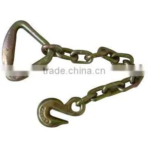 Chain With Delta Ring & Grab Hook Each On One End thumbnail-1