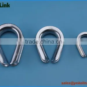 Electric Galvanized US Type Wire Rope Thimble thumbnail-1