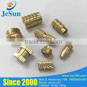 Hot Sale Injection Plastic Copper Nut Knurled Insert M4 M5 M6 thumbnail-2