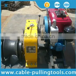 Winch Manufacturer 8 Ton Diesel Winch Hoist Used for Power Construction thumbnail-2