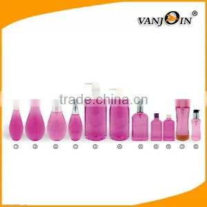 Plastic Pressed Screw Pump Bottle Lotion Shampoo PET thumbnail-3