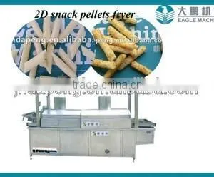CORN CHIPS/ Snack Food / 3D Snack Pellet Full Automatic Fryer Machine Eagle Brand in China thumbnail-1