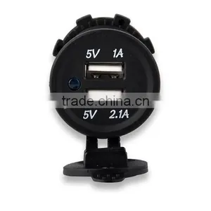 Dual USB Charger Socket 12V Power Outlet thumbnail-2