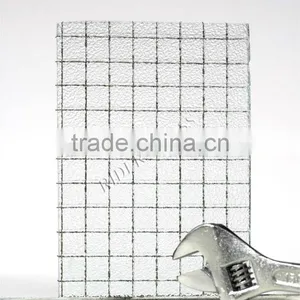 6-7mm Wired Glass Manufacturing Process With CE & ISO9001 thumbnail-1