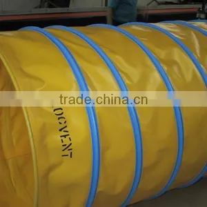 500mm Diameter Yellow PVC Exhaust Air Duct thumbnail-5
