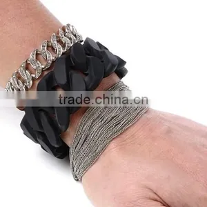 Silicone Teething Bracelet&&Silicone Baby Chewing Bracelet&Silicone Baby Bangle thumbnail-1