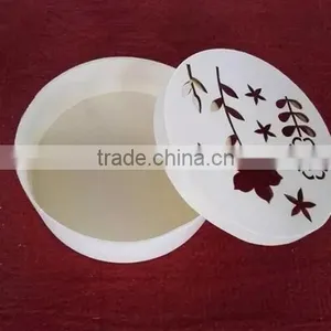 China Factory Supply Balsa Lightweight Bark Round Wood Cheese Box for Sale thumbnail-1