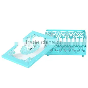 Cheap Metal Lace Trinket Box for Wedding thumbnail-2