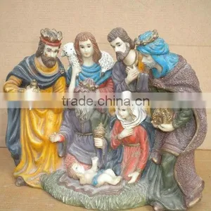 Custom Resin Religious Nativity Articles Holy Familay Figurines thumbnail-1