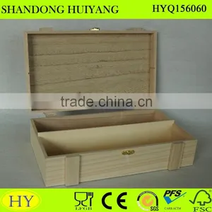 Custom Balsa Wood 2 Bottles Wine Box Wholesale thumbnail-3