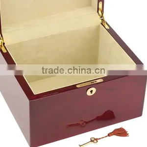 Simple Style Memorial Chest Cremation Wooden Urn for Ashes thumbnail-3