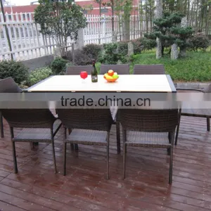 China Manufacturer Garden Outdoor Dining Set New Product Environmentally Protective thumbnail-3