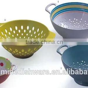Wholesale Kitchen Plastic Melamine Multicolor Colander thumbnail-1