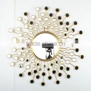 Modern Style Living Room Iron Frame Silver Mirrors thumbnail-2