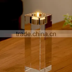 Excellent Glass Crystal Candlestick Wedding for Sale thumbnail-2