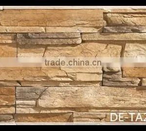 Classical Style Textured Outdoor Wall Culture Stone, Outdoor Wall Stone Veneer for Sale thumbnail-2
