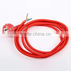e2 Round and One Hole 3 Core Power Cable With Plug thumbnail-1
