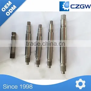 OEM CNC Machining-Chemical Machinery Parts-Shaft-Spline-Worm-002 thumbnail-1