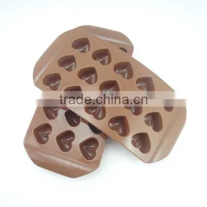 Candy Silicone Tray 15 Cavity Love Ice Mould Silicone Chocolate Molds thumbnail-5