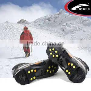 10 Teeth Outdoor Climbing Fishing Skidproof Shoe Cover Snow Shoes Crampons thumbnail-1