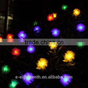 2016 New Hot Sale 4.8m 20Led Chuzzle Solar Fairy String Lights Christmas Lights String for Outdoor Gardens Christmas Party Decor thumbnail-3