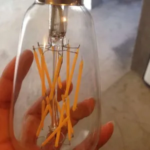 Винтажная лампочка ST64 Edison LED thumbnail-3