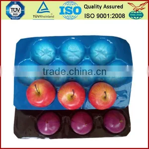 China Gold Supplier FDA/SGS Approved High Quality Supermarket Display PP Apple Packing Tray thumbnail-5