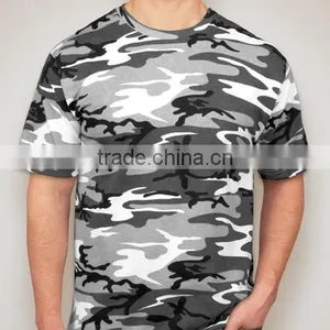 Camo T-shirt Short Sleeve Printed T-shirts for Men Hot Sell High Quality Custom Printed T Shirts Wholesale Custom Made in China thumbnail-6