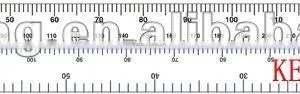 Kearing Aviation Supplies Flexible Plastic NM Scale Ruler for Pilot Flight Training #KNM-6 thumbnail-2