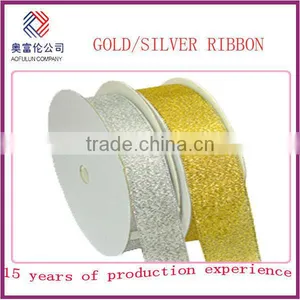 Wholesale High Quality Decoration Metallic Ribbon for Gift thumbnail-1