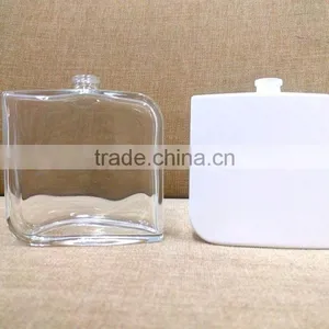 100 ml Fancy Perfume Glass Bottles India, White Coated Stylish Perfume Bottle India thumbnail-2