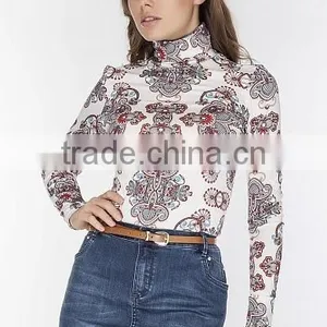 Ladies' Turtle Neck T-shirt thumbnail-1