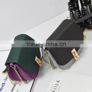 Zm50151b 2017 New Model Women Handbag Fashion Simple pu Leather Chain Bags thumbnail-3