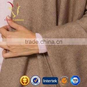 Women Handmade Wool Cashmere Scarf Shawl Poncho thumbnail-3