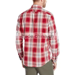OEM 2016 New Style Latest Design Cotton Flannel Wholesale Plaid Shirts thumbnail-2