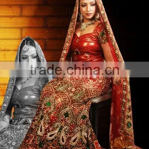 Indian Bridal Lehenga thumbnail-3