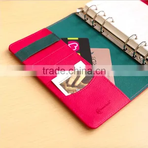 A6 PU Cover Agenda Planner With Elastic Band Loose Leaf Binding Diary Customizable Planner thumbnail-4